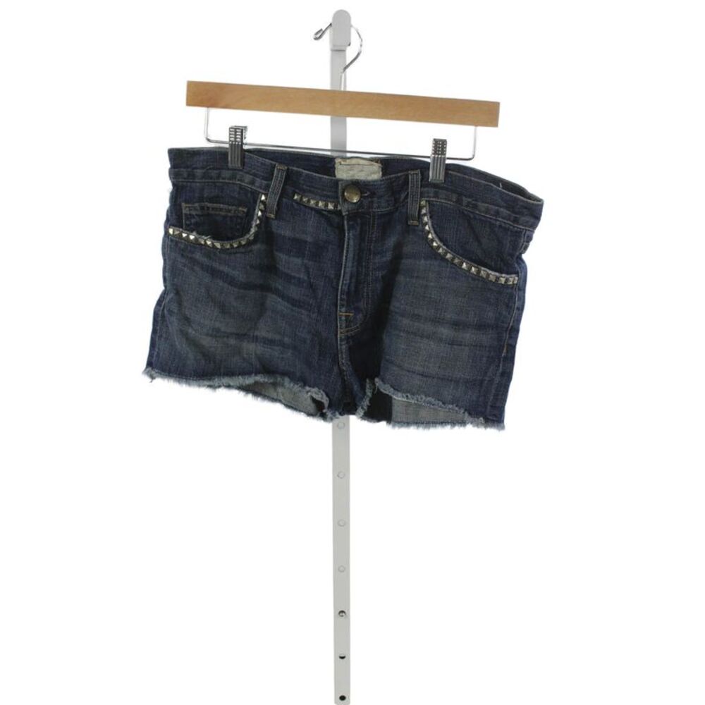 Current/Elliott Womens Boyfriend Shorts Blue Size 28